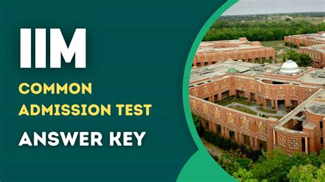 IIM CAT Answer Key 2023 Check Common Admission Test Exam Solution