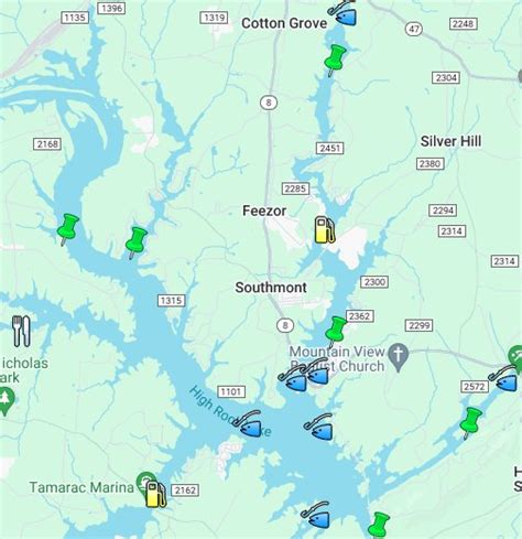 High Rock Lake Map - Google My Maps