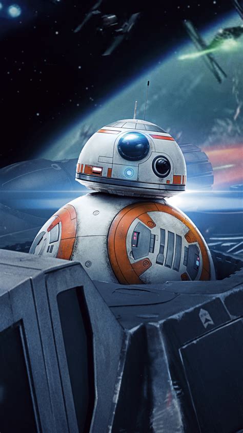 Download 1080x1920 wallpaper r2-d2, robot, star wars: the last jedi ...