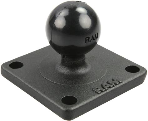 RAM-B-202U-22 RAM Mounts 1-Inch Ball Base with 1.5" x 1.5" 4-Hole ...