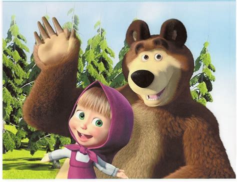 Masha And The Bear 4k Wallpaper - IMAGESEE