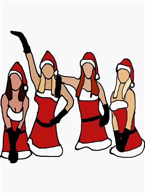 "Mean Girls Christmas Dance " Sticker for Sale by akachayy | Redbubble