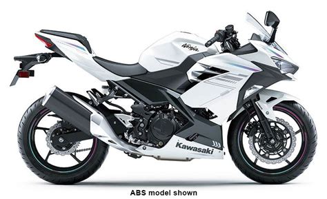 New 2023 Kawasaki Ninja 400 Pearl Blizzard White / Metallic Carbon Gray ...