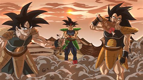 Goku se reúne con Bardock y Raditz en este grandioso fanart de Dragon ...