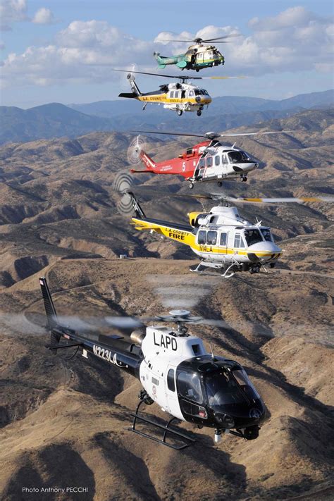 Helicopters of Los Angeles County Sheriff, Los Angeles County Fire ...