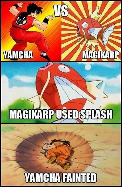 Dang, Yamcha, yous weak. | Dragon ball super funny, Dbz funny, Funny dragon