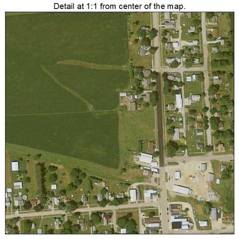 Aerial Photography Map of Onslow, IA Iowa