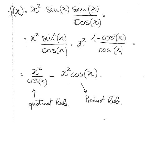 What Is The Derivative Of X 2 Sinx Tanx Without Using The Chain | Free ...