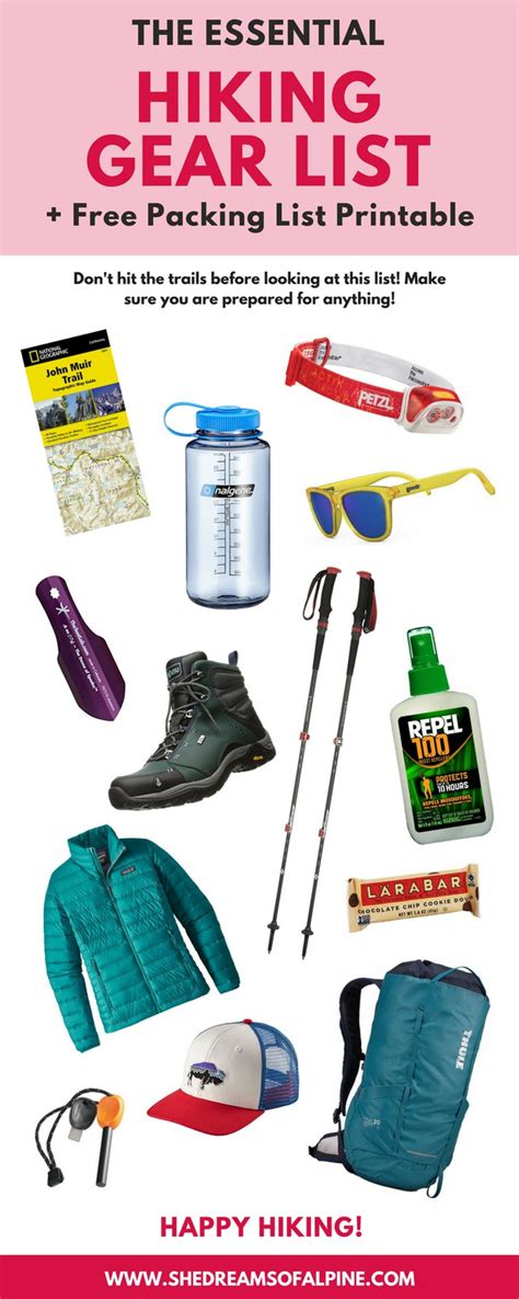 Hiking 101 - The Essential Hiking Gear List for 2021 (PLUS Hiking ...