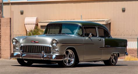 This 1955 Chevrolet Bel Air Restomod Looks Impeccable, Has A 525 HP V8 ...