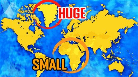 Mercator Projection Explained (Why Does Greenland Look So Big On A ...