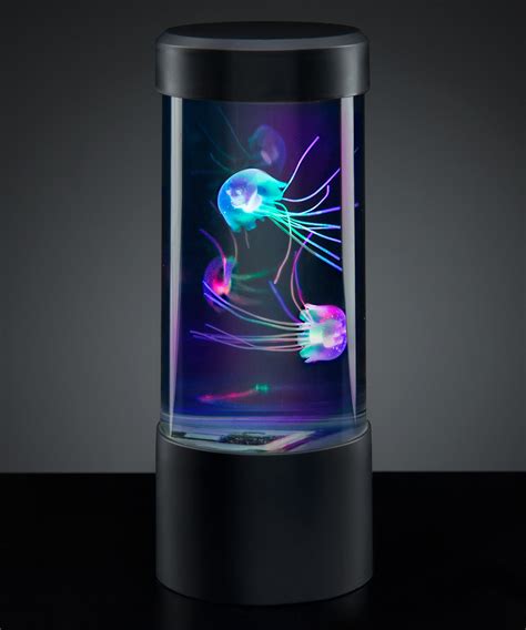 Jellyfish Lamp: Realistic jellyfish in a calming colorful tank.