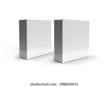 Small Square Box Packaging 3d Illustration Stock Illustration ...