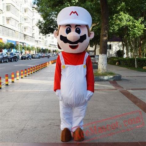 Super Mario Mascot Costume for Adults