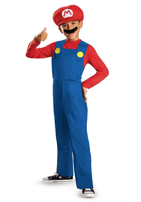 Boys Mario Classic Costume