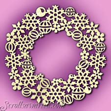 Scrollsaw Workshop: Beautiful Christmas wreath patterns from Sue Mey.