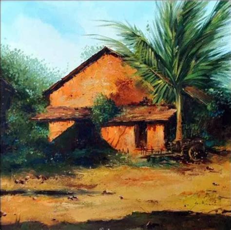 Indian Village Scene Painting at best price in Miraj by India Paintings ...