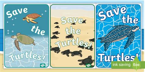 Save the Turtles Poster | Twinkl Save the Turtle Poster