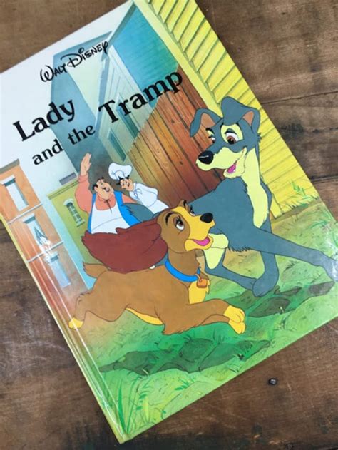 Lady and the Tramp Book Walt Disney Classic Series Oversized | Etsy