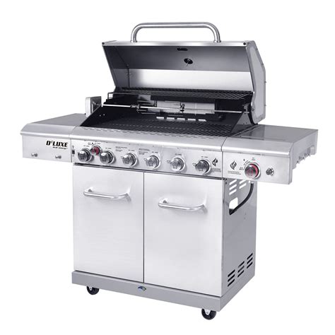 Nexgrill 6 Burner Gas Grill with Searing Side Burner and Rotisserie Burner