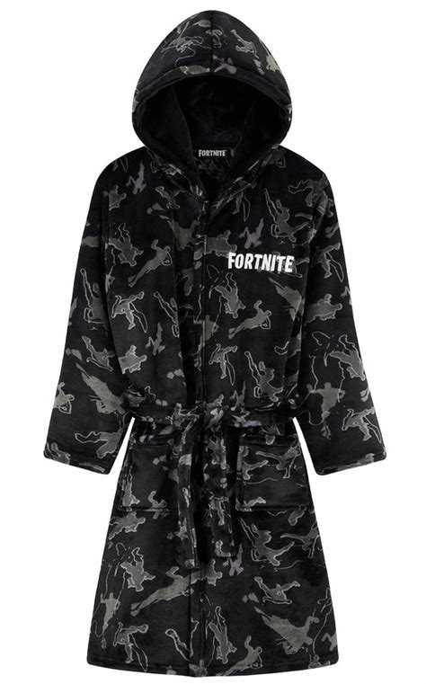 Fortnite Boys Dressing Gown Fleece Hooded Robe Fortnite Gifts for Boys ...