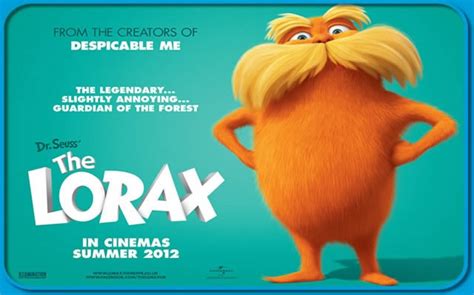 THE LORAX movie release July 2012