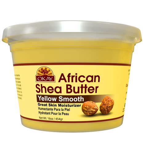 OKAY African Shea Butter, Yellow Smooth, 16 oz. - Walmart.com