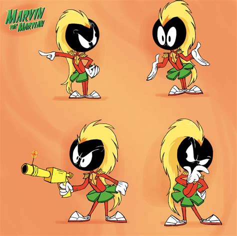 Marvin without Helmet by HelluvaAnnabelle on DeviantArt