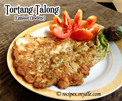 Tortang Talong (Eggplant Omelette) Recipe - Yummy Recipes