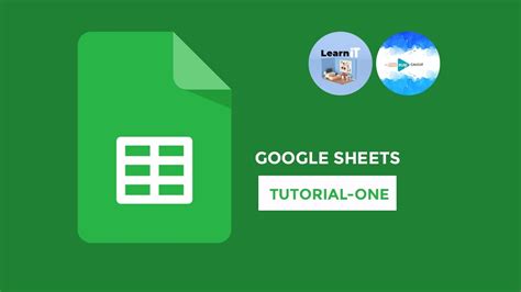 Google Sheets Tutorial One - YouTube