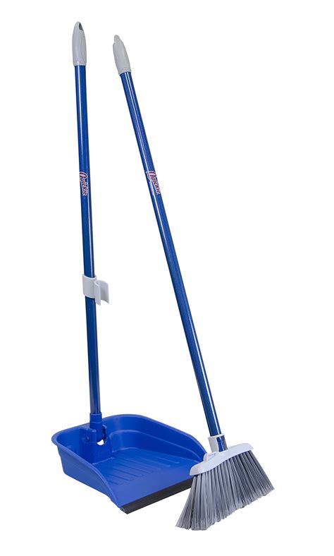 Quickie Stand & Store, Upright Broom and Dustpan Set, 35 Inch Height ...