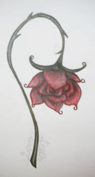 Wilted Flower Drawing at GetDrawings | Free download