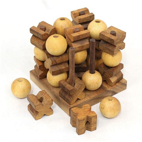 3D Tic Tac Toe | Wooden Noughts and Crosses | TicTacToe