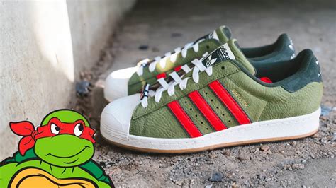 Teenage Mutant Ninja Turtles X Adidas Superstars "Shelltoe" Sneakers ...