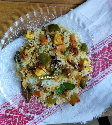 VEGETABLE DUM BIRYANI - Relish Flavors