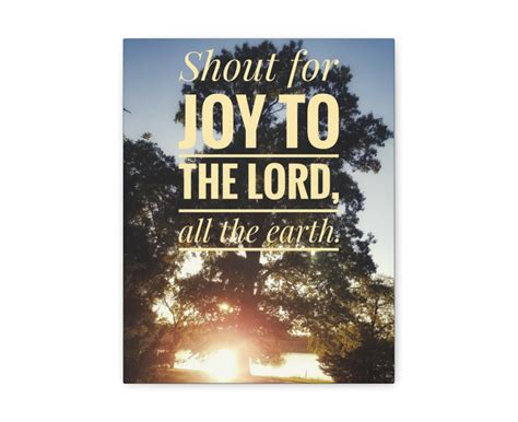 Scripture Walls Joy To The Lord Psalms 100:1 Christian Wall Art Bible ...