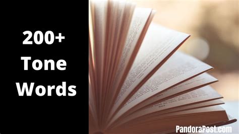 200 Tone Words (With Examples): A Huge List to Describe Author's Tones ...