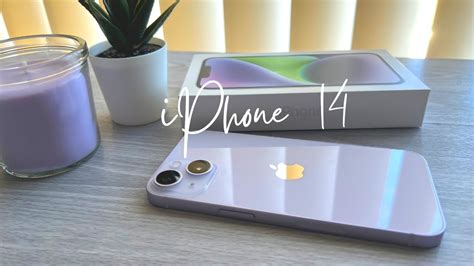 iPhone 14 Purple Unboxing + Accessories 💜 - YouTube