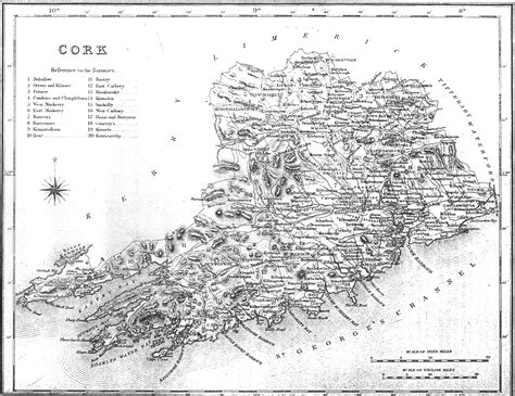 Cork County Map - Cork Ireland • mappery