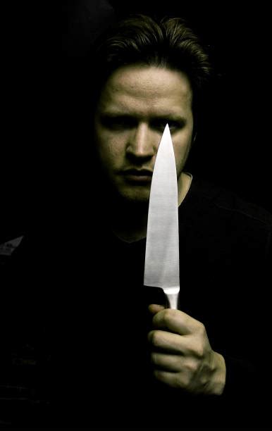 1,300+ Scary Man Holding Knife Stock Photos, Pictures & Royalty-Free ...