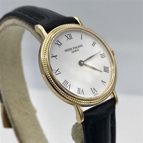 Patek Philippe 4819J Calatrava Ladies Quartz in Yellow Gold 25mm ...