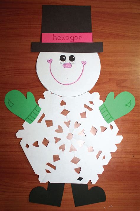 snowflake activities, snowflake crafts, snowman crafts, snowman ...