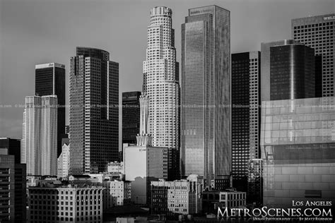 Black and White Los Angeles Skyline - MetroScenes.com - Black and White ...