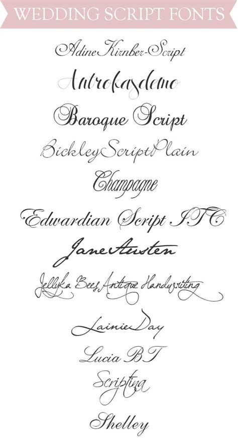 Free Wedding Fonts Dafont