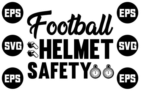 Football Helmet Safety Graphic by HASSHOO · Creative Fabrica