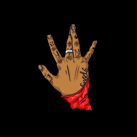 Free Download Hd Png Blood Gang Sign Png Blood Gang Hand Sign Png ...