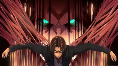 Founding Titan Eren Attack On Titan Live Wallpaper - MoeWalls