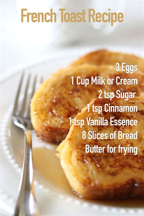 French Toast Recipe - Recipes by Carina