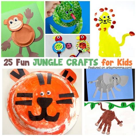 Jungle Crafts for Kids To Go Along With The Jungle Book - Artsy Momma