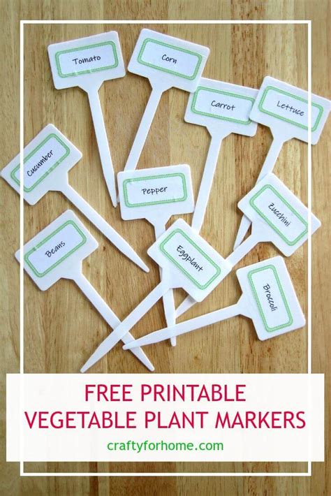 Free Printable Vegetable Garden Signs